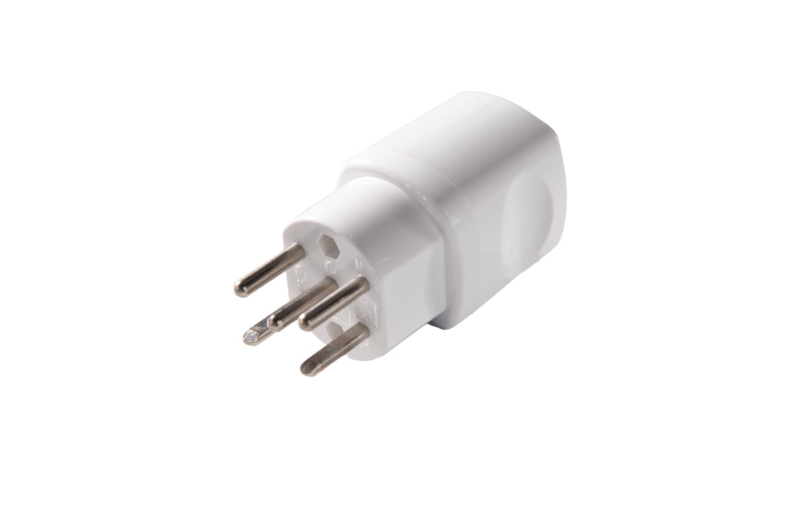 Martin Kaiser Swiss Type 15 Plug 10 Ampere 5 Pole Arctic White - 546/kws [30 Stück]