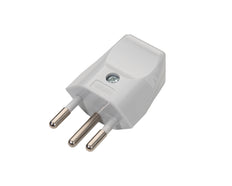 Martin Kaiser Schweizer Stecker Typ J CH T12 grau mit Erdungskontakt - 521N/GR [100 Stück]