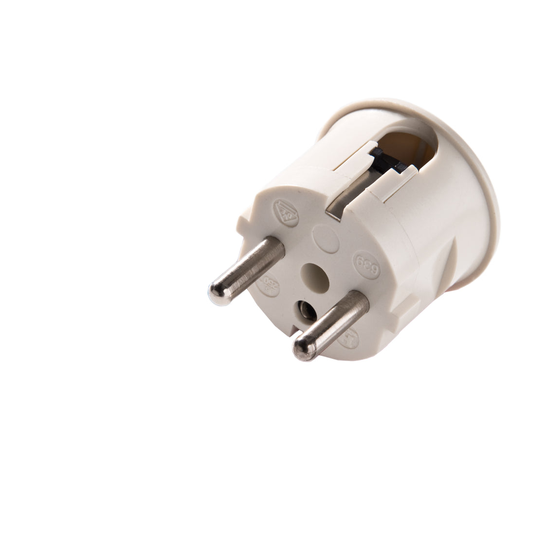 Martin Kaiser MK Stecker Erdungskontaktsystem mit seitlichem Kabeleingang - 639/ws [60 Stück]