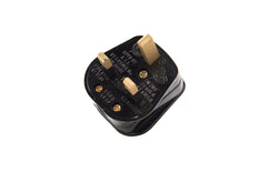 Martin Kaiser UK Stecker 13Amp Typ G mit Sicherung Schwarz - 523/SW/APP [40 Stück]