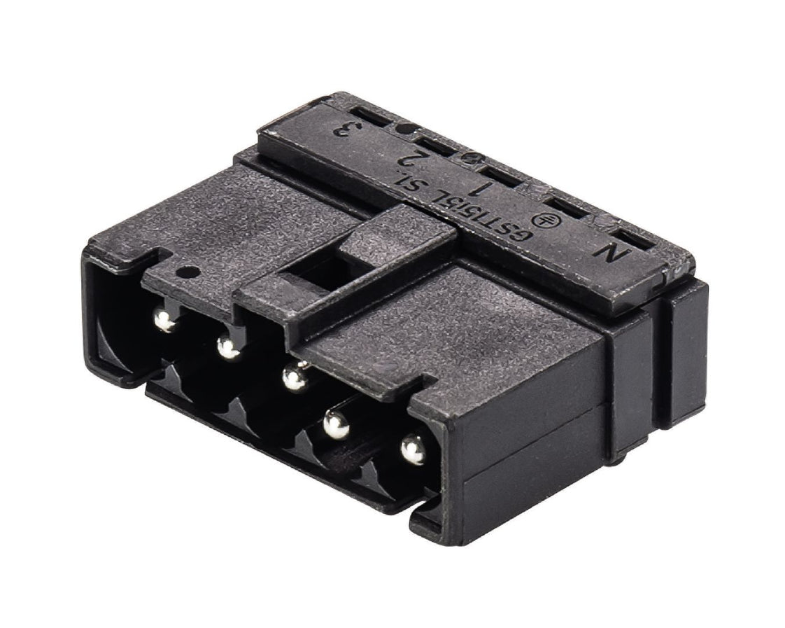 Gesis Mini Gerätestecker GST15I5L S1H SW - 91.054.0053.1 [100 Stück]
