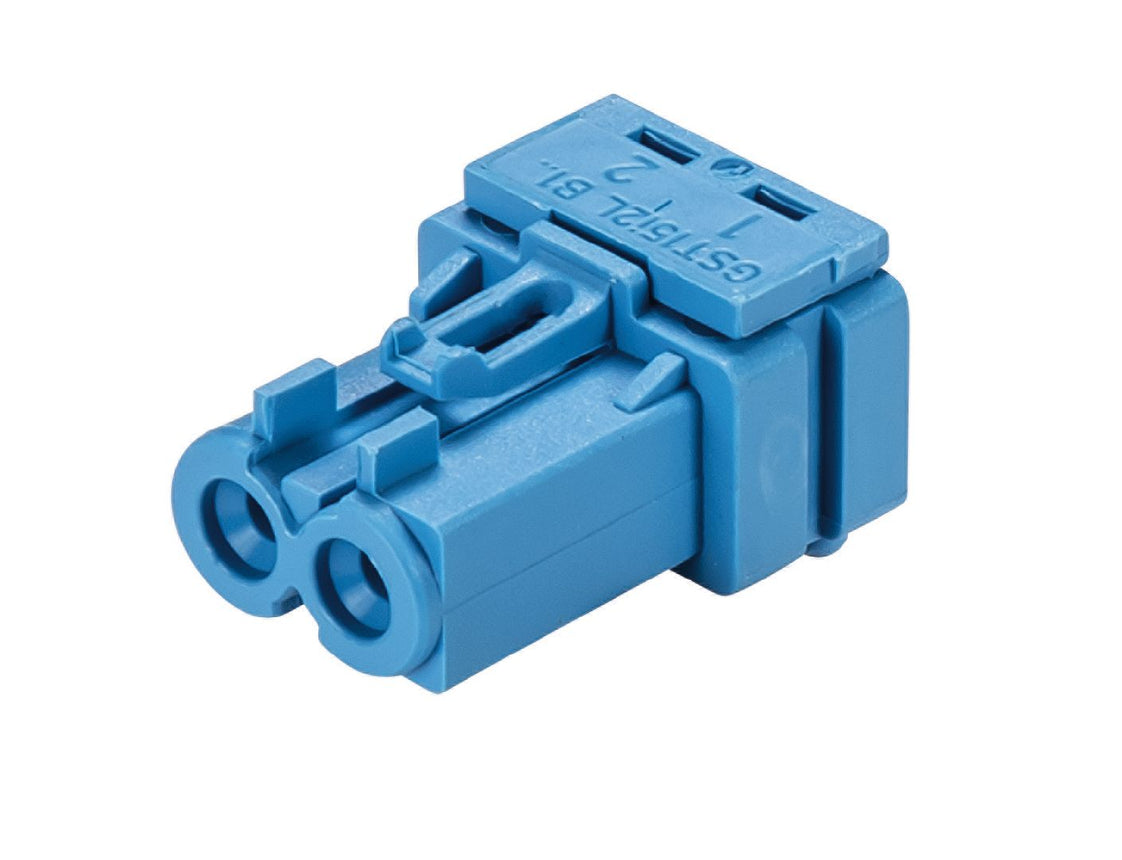 Wieland Gesis Mini Gerätesteckverbinder Löten 2P 50V 16A Blau - 91.023.0453.0 [100 Stück]