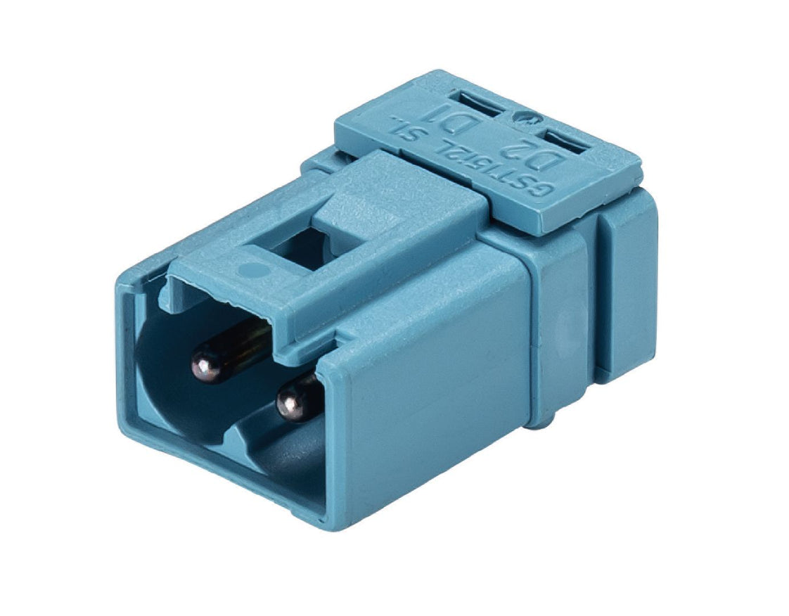 Wieland Gesis Mini Gerätesteckverbinder Lot Vertikal Blau - 91.022.0253.0 [100 Stück]