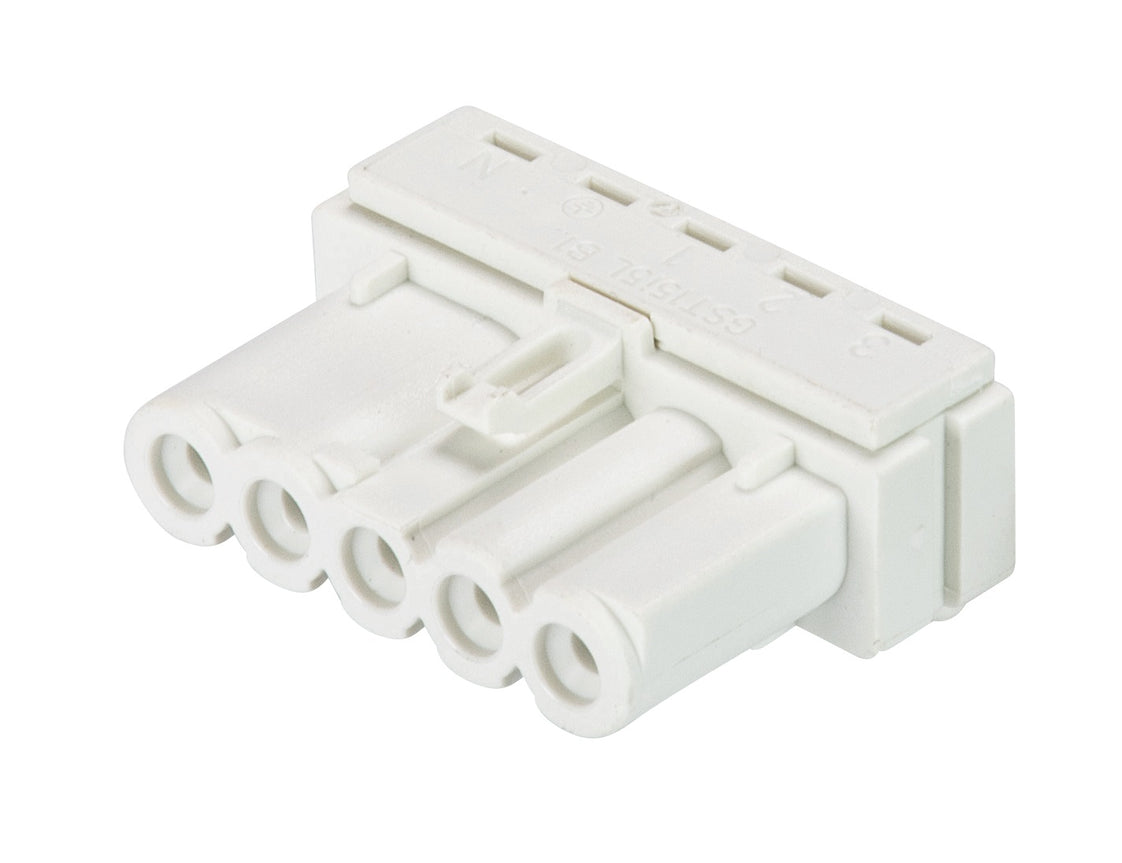 Gesis Mini Gerätestecker 16A 5P Weiß - 91.053.0053.0 [100 Stück]