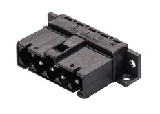 Gesis Mini Gerätestecker GST15I4L S1HB SW - 91.044.0153.1 [100 Stück]