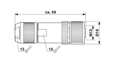 Phoenix Contact Rundsteckverbinder (Industrie) - 1424660