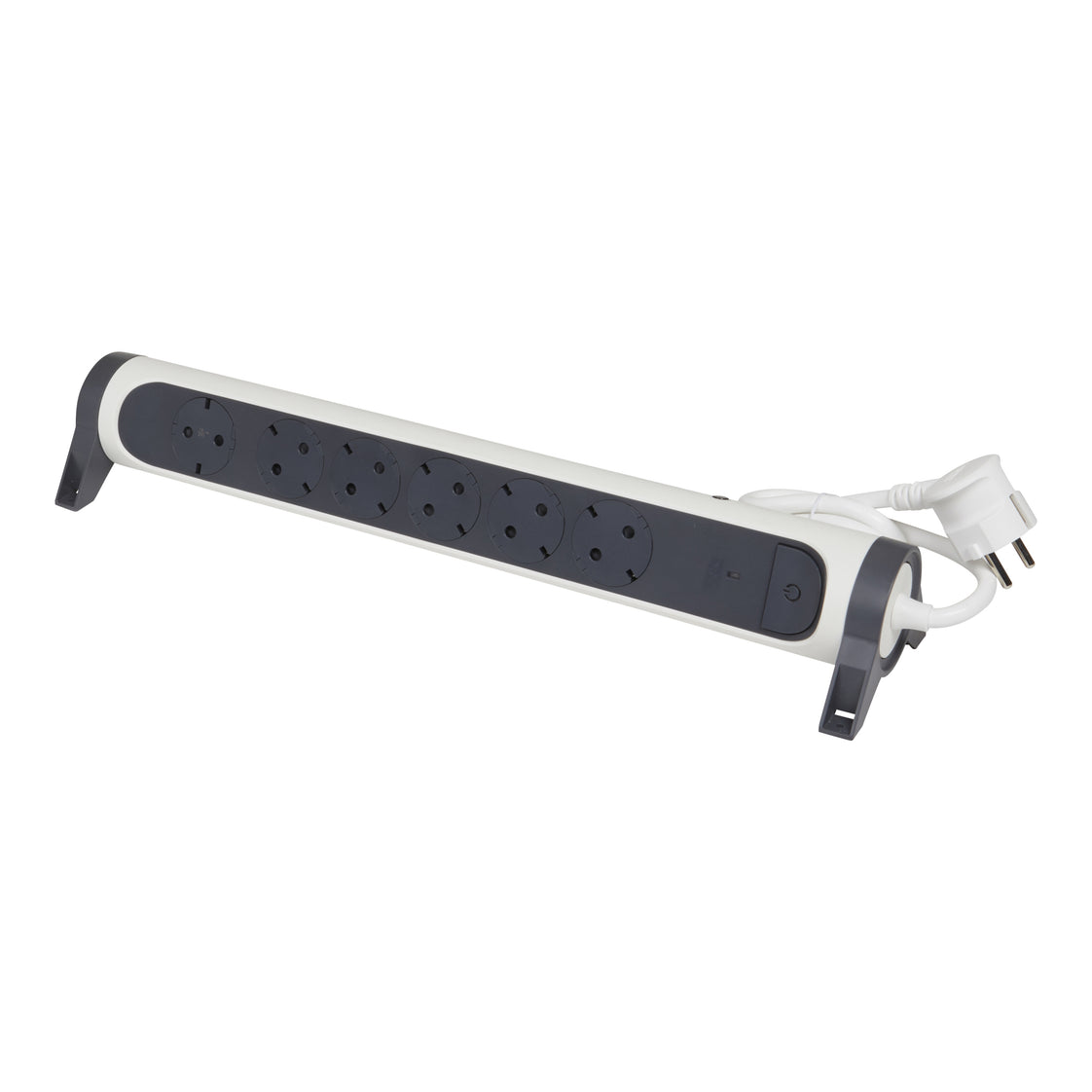 Legrand Premium Automatische 6-Steckdosen Schwenkleiste 1.5M (Europäische Steckdose) - 694526 [5 Stück]