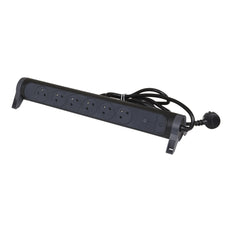 Legrand Premium Kontaktbuchse mit OSB 6x2P Erdstift 1.5m Schwarz (Europäische Steckdose) - 049426 [5 Stück]