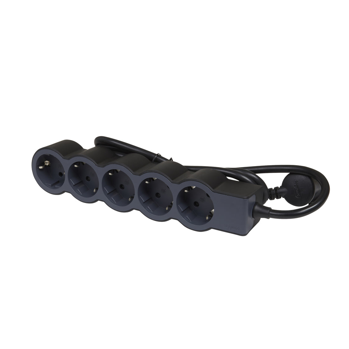 Legrand Standard Buchse 5x2P+A 3m Kabel - Schwarz - 694564 [10 Stück]