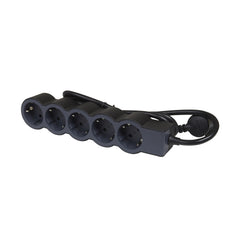 Legrand Standard Buchse 5x2P+A 3m Kabel - Schwarz - 694564 [10 Stück]
