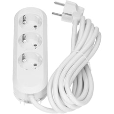 Bachmann Smart 3x230V Kabel mit Stecker Weiß 3M (Europäische Steckdose) - 388.271