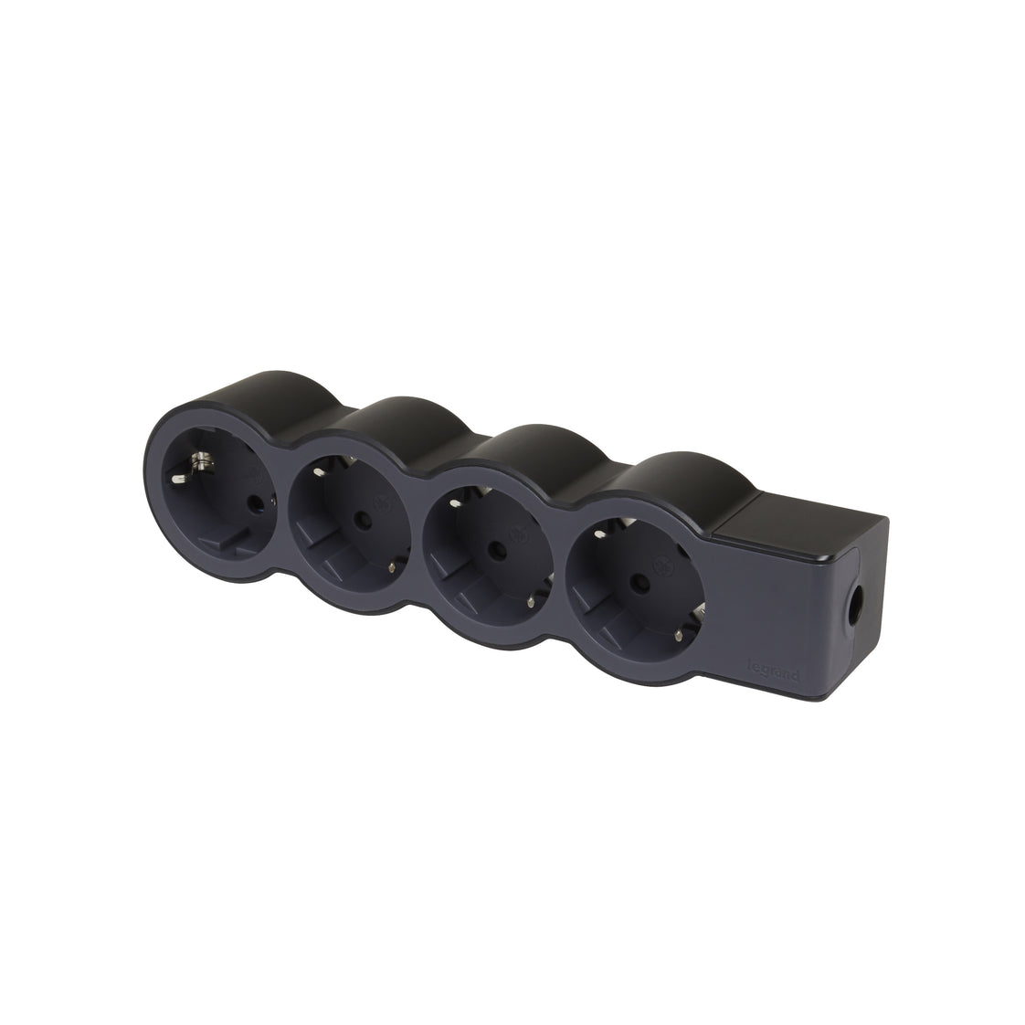 Beinrand Standard Outlet 4x2P+A ohne Kabel Schwarz (Europäische Steckdose) - 694576 [10 Stück]