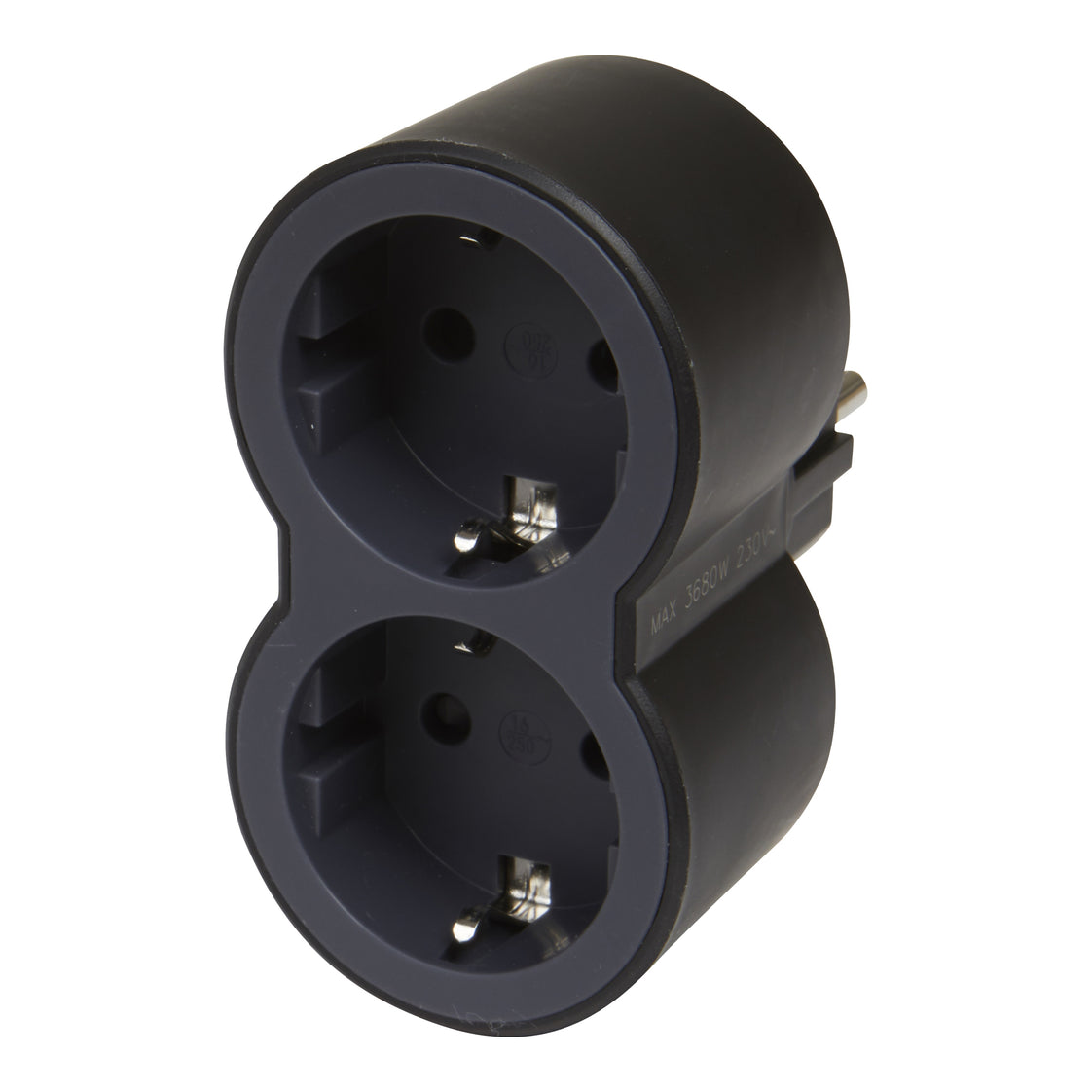 Legrand Domino 2x2P+A Schwarz Front Side Kontaktstecker (Europäische Steckdose) - 694517 [10 Stück]