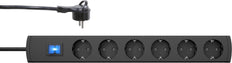 Kopp Universal 6V Cord Center mit Flachstecker und Schalter - 233405007 [4 Stück]