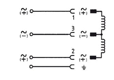 Stecker 0-250V AC/DC (DIN - A) ohne Beschaltung 3-polig - Schutzleiter - Burkert 2508 008526