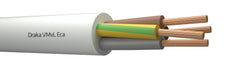 Draka Vinyl Kabel 4G1.5mm² Klasse 5 Weiß Eca - 803874 [100 Meter]