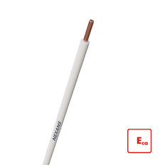 Nexans H07V-U Eca 1.5mm² Pvc Installationsdraht Weiß - 10533311 [100 Meter]
