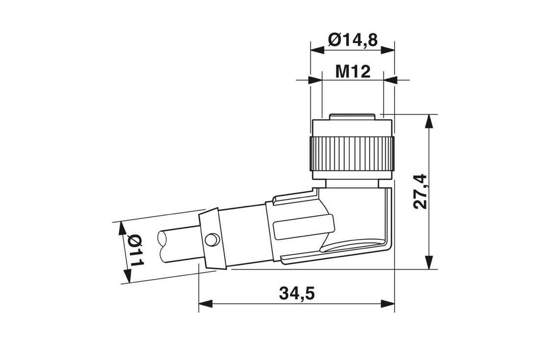 Phoenix Contact Sensor-/Aktor-Kabel mit Stecker - 1681389