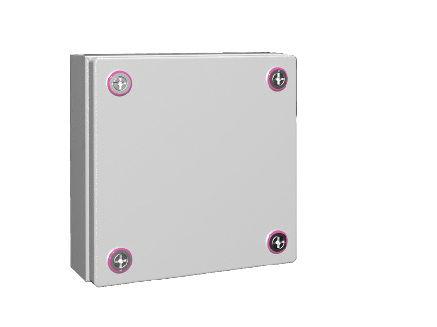 Rittal KX Stahl Anschlussdose 200x200x80mm RAL7035 - 1516000