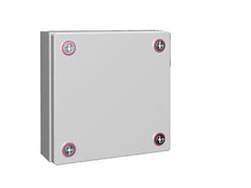 Rittal KX Stahl Anschlussdose 200x200x80mm RAL7035 - 1516000
