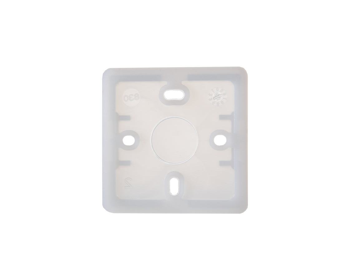 Martin Kaiser Montageplatte für Wandausgang Naturquadrat - 830/natur [100 Stück]