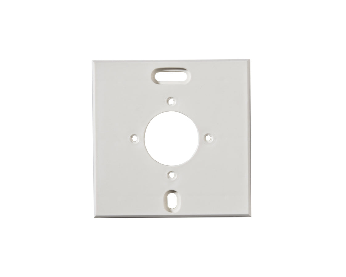 Martin Kaiser Single Montageplatte Quadratisch Creme Weiß - 826T/WS [100 Stück]