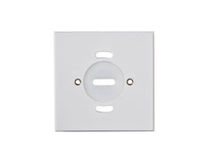 Martin Kaiser Montageplatte Vierkant mit Messing Buchse und Unterlegscheibe - 828/kws [30 Stück]