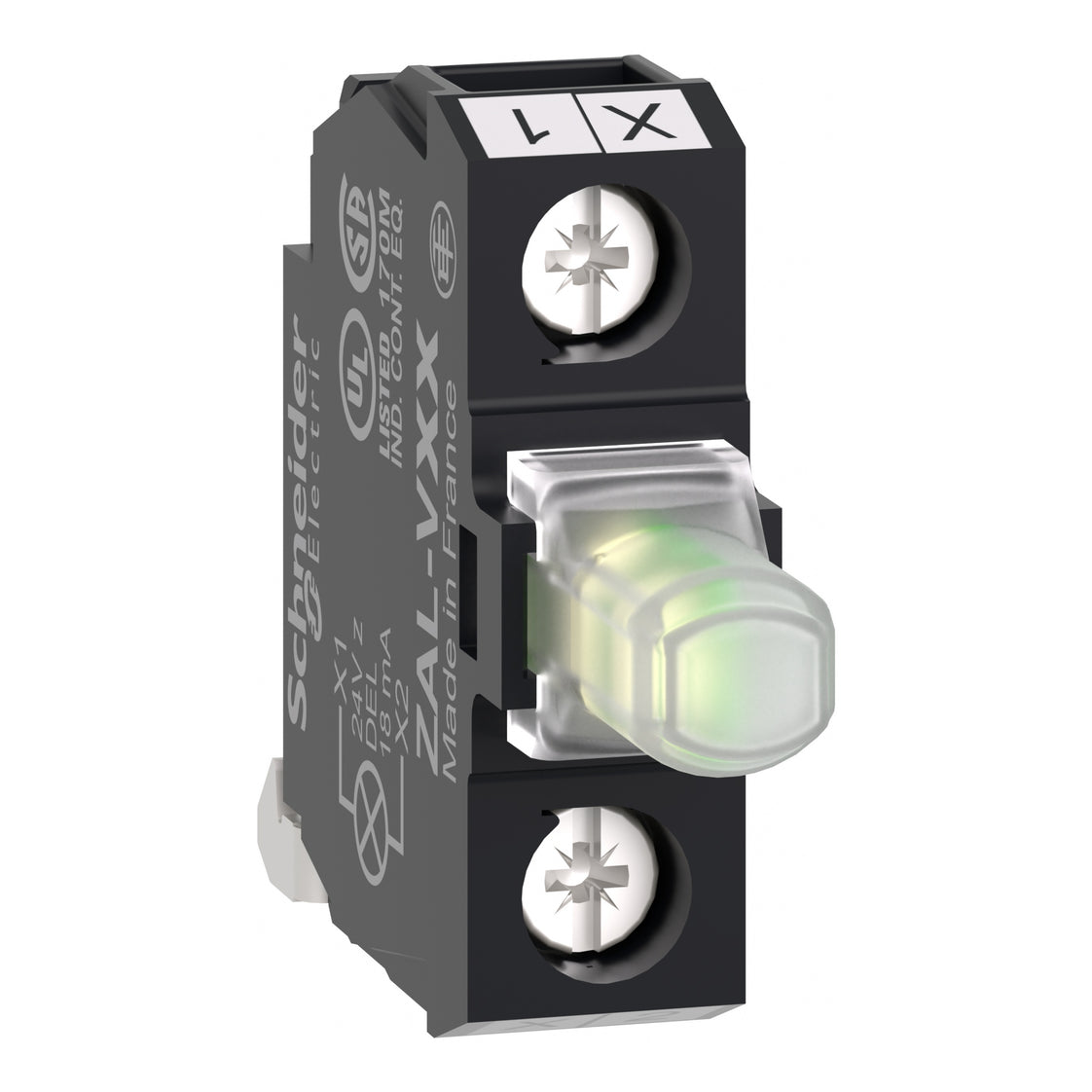Schneider Electric ZALVB1 24V LED Signalblock Weiß - ZALVB1