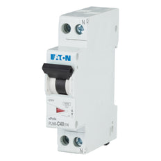 Eaton PLN6 40A Einpoliger Plus Neutral MCB C-Kurve - 263178