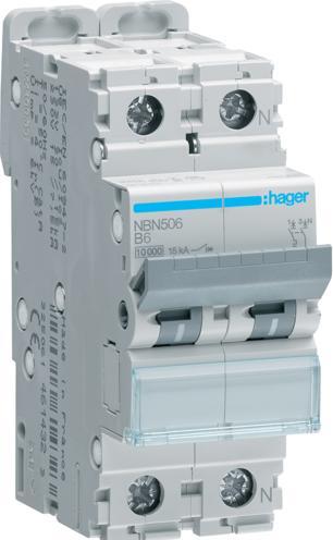 Hager NBN-Schutzschalter - NBN506