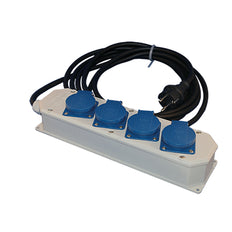 Hateha 4-Wege Industrielle Stromverteilungsbox 16A 230V - 12.212.012