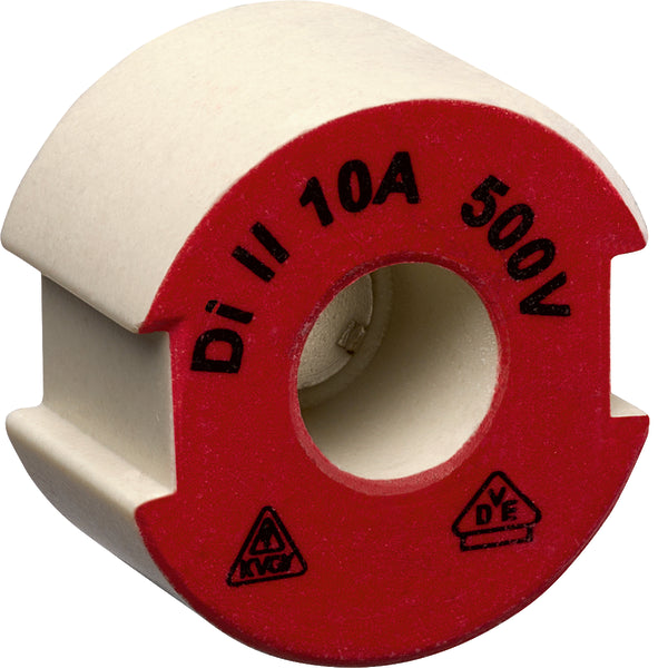 Hager E27 DII Keramische Push-In Sicherung Schraube 10A 500V - LE27P10 [10 Stück]