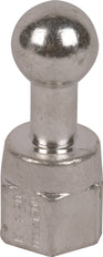 Dehn Feste Kugelspitze gerade M10 20mm Innengewinde - 754205