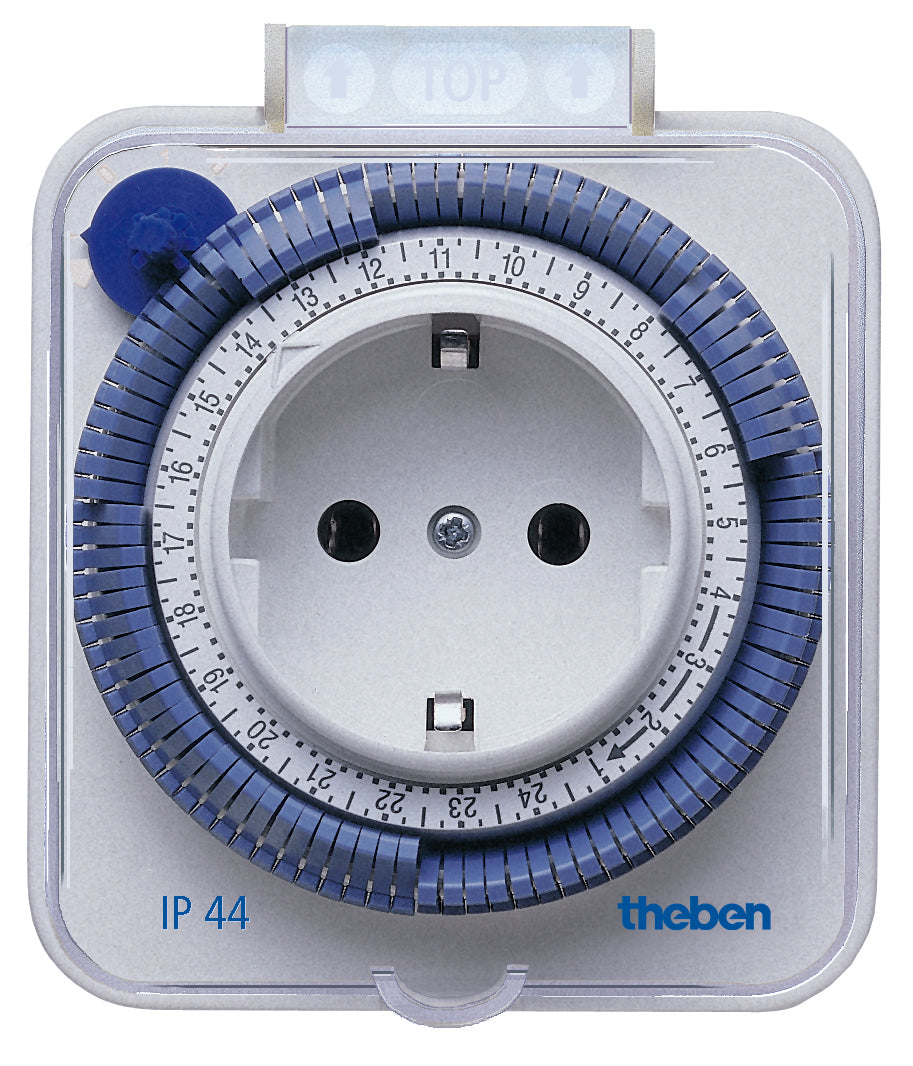 Theben Timer 26 IP44 Analoge Steckdose Zeitschalter - 0260855