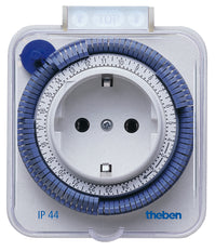 Theben Timer 26 IP44 Analoge Steckdose Zeitschalter - 0260855