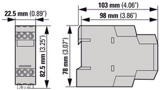 Eaton ETR4-51-W Stern-Dreieck Timer Relais 400VAC - 031885