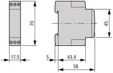 Eaton ETR2-11 Elektronisches Zeitrelais 24-240V AC/DC - 262684