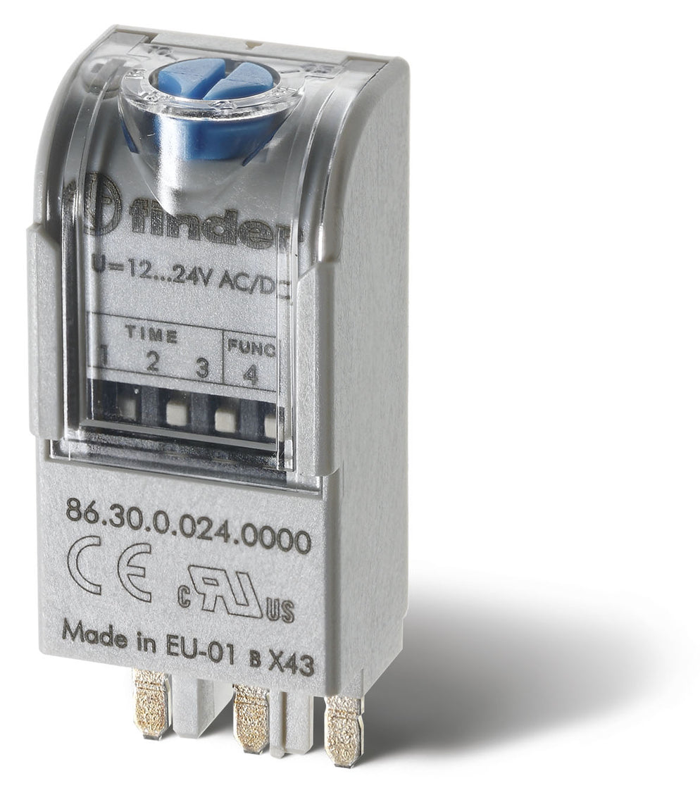 Finder 86.30 Multifunktions-Timer-Modul 12-24V AC/DC - 86.30.0.024.0000