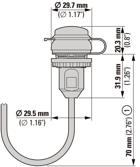 Usb 3.0 Typ A Durchführungs-Kabel 1.5M - 147543