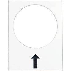 Harmony XB4 Rechte Pfeil Etikettenhalter 30x40mm Weiß - ZB2BY4907 [5 Stück]