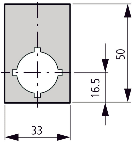 Not-Aus-Schild Gelb 50x33mm - 216470 [2 Stück]