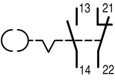 Eaton M22 Schlüsselbetriebs-Schalter 2 Positionen IP66 - 216517