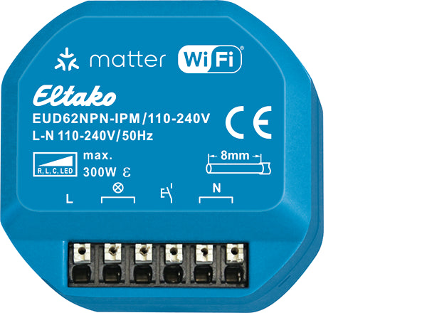 Eltako Materie 300W Universal LED Smart Dimmer Modul - 30062007