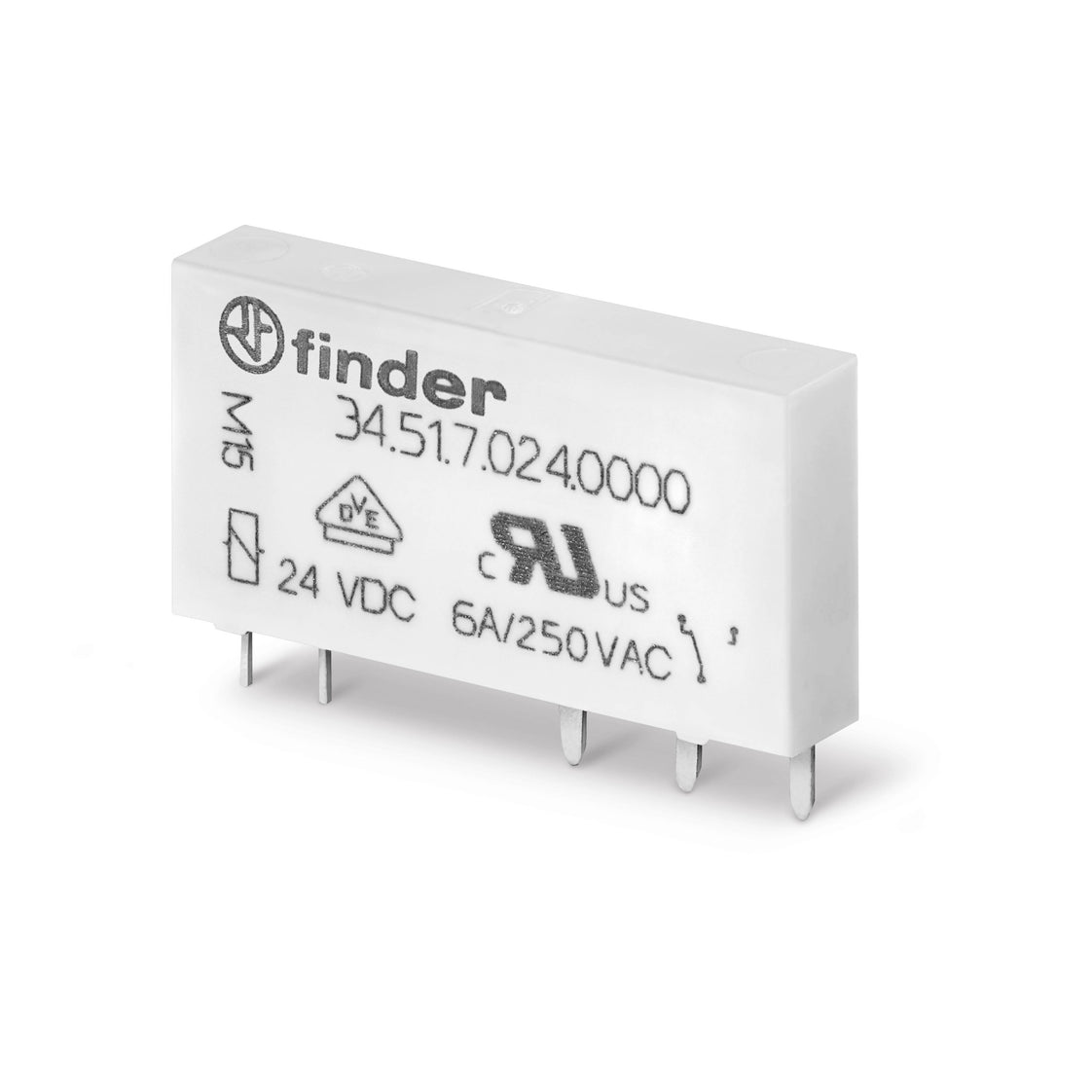 Ultra-Dünnes PCB Relais 24VDC 6A Einzelner CO Kontakt - 34.51.7.024.0000