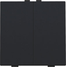 Niko Home Control Doppelter Druckknopf Schwarz Beschichtet - 161-51002