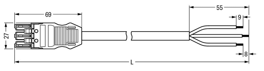 Wago Winsta Midi Patchkabel Einstellbare Gebäudeinstallation - 771-9993/106-102