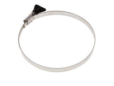 130 - 150 mm Schlauchschelle mit einem Edelstahl 304 12 mm Band mit Schmetterlingsgriff - Norma