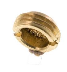 G1/4'' Kompakter Pneumatischer Miniatur Schalldämpfer aus Sinterbronze [5 Stück]