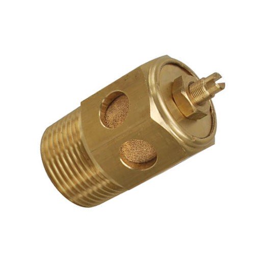 G1'' Messing-Drosselventil mit Schalldämpfer