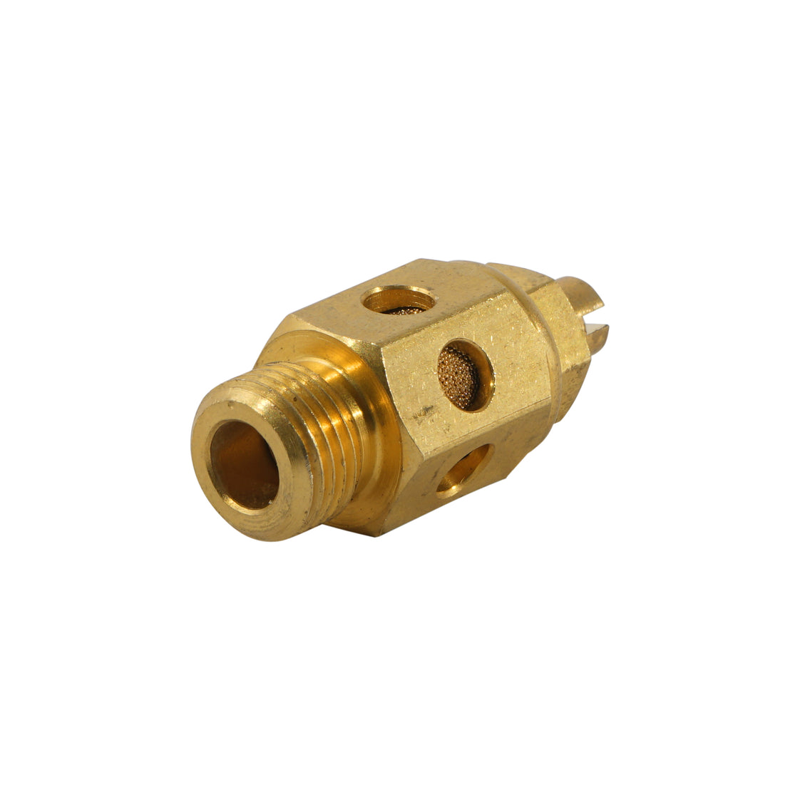 G1/4'' Messing-Drosselventil mit Schalldämpfer